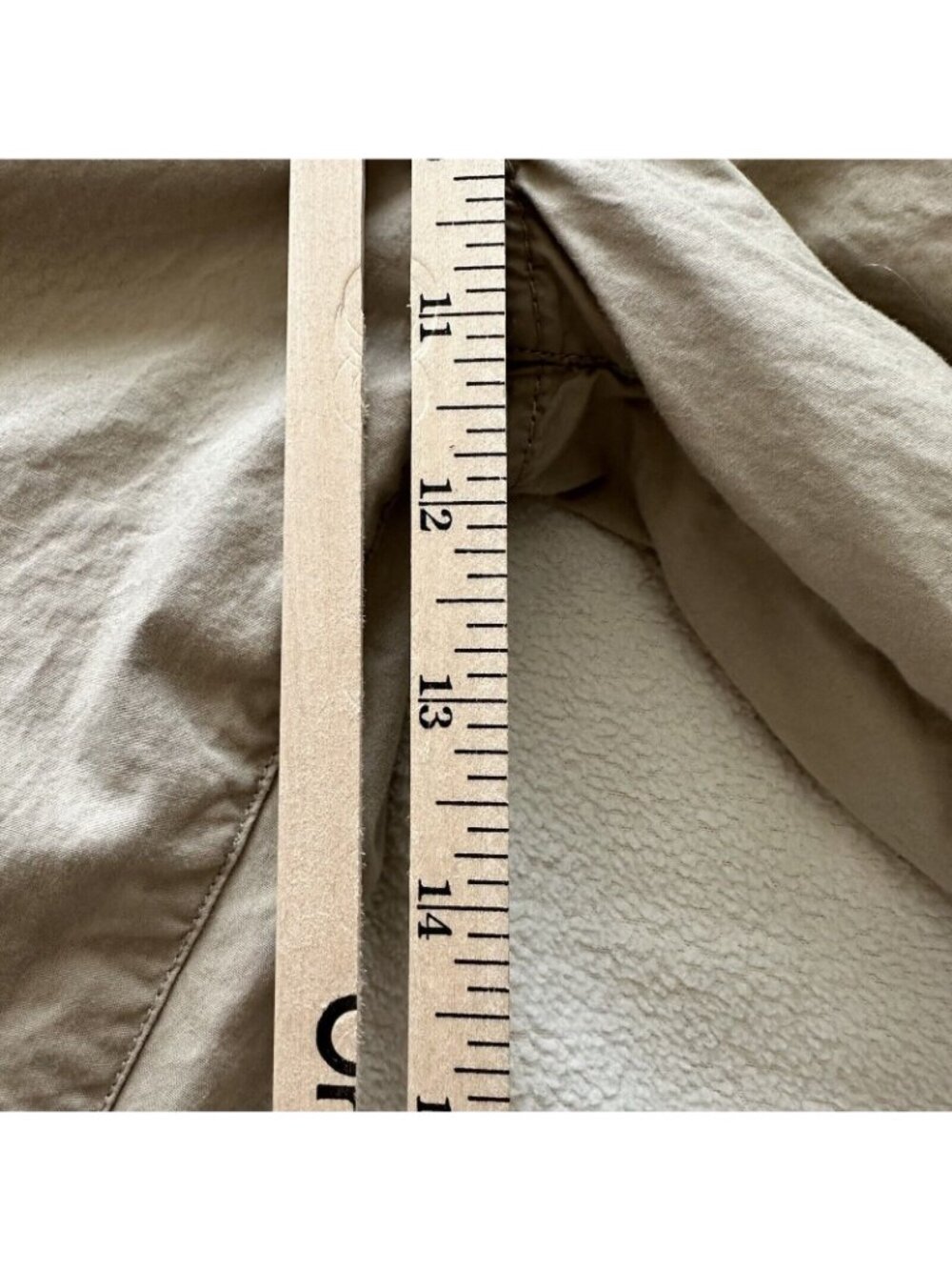 Khaki Cargo Pants Drawstring Waist Elastic Cuffs Adj Fit 5 Pockets Size Small - Picture 4 of 7